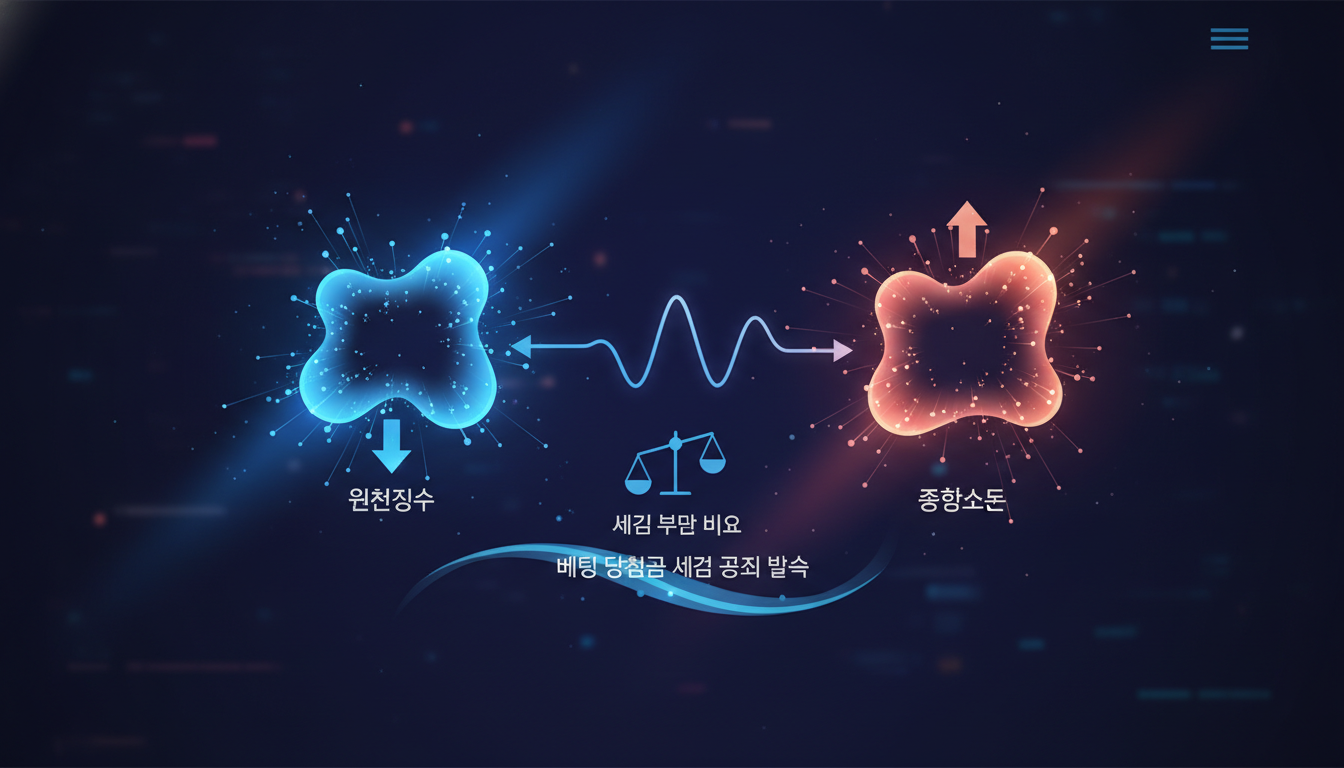 remaxallproperties.com - 베팅 당첨금 세금 공제 방식 (원천징수 vs. 종합소득)에 따른 세금 부담 비교 관련 안내 이미지